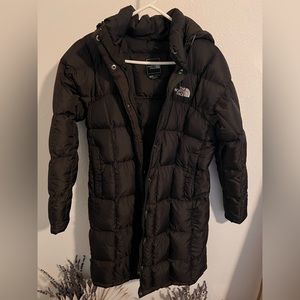 The North Face Women’s Medium Long Brown Puffer Coat